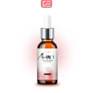 vérenae 6-in-1 All-in-One Facial Serum – Deeply Moisturizing Face Treatment for All Skin Tones & Mixed Dry Skin, Perfect for Daily Commute Skincare, Great Gift Idea