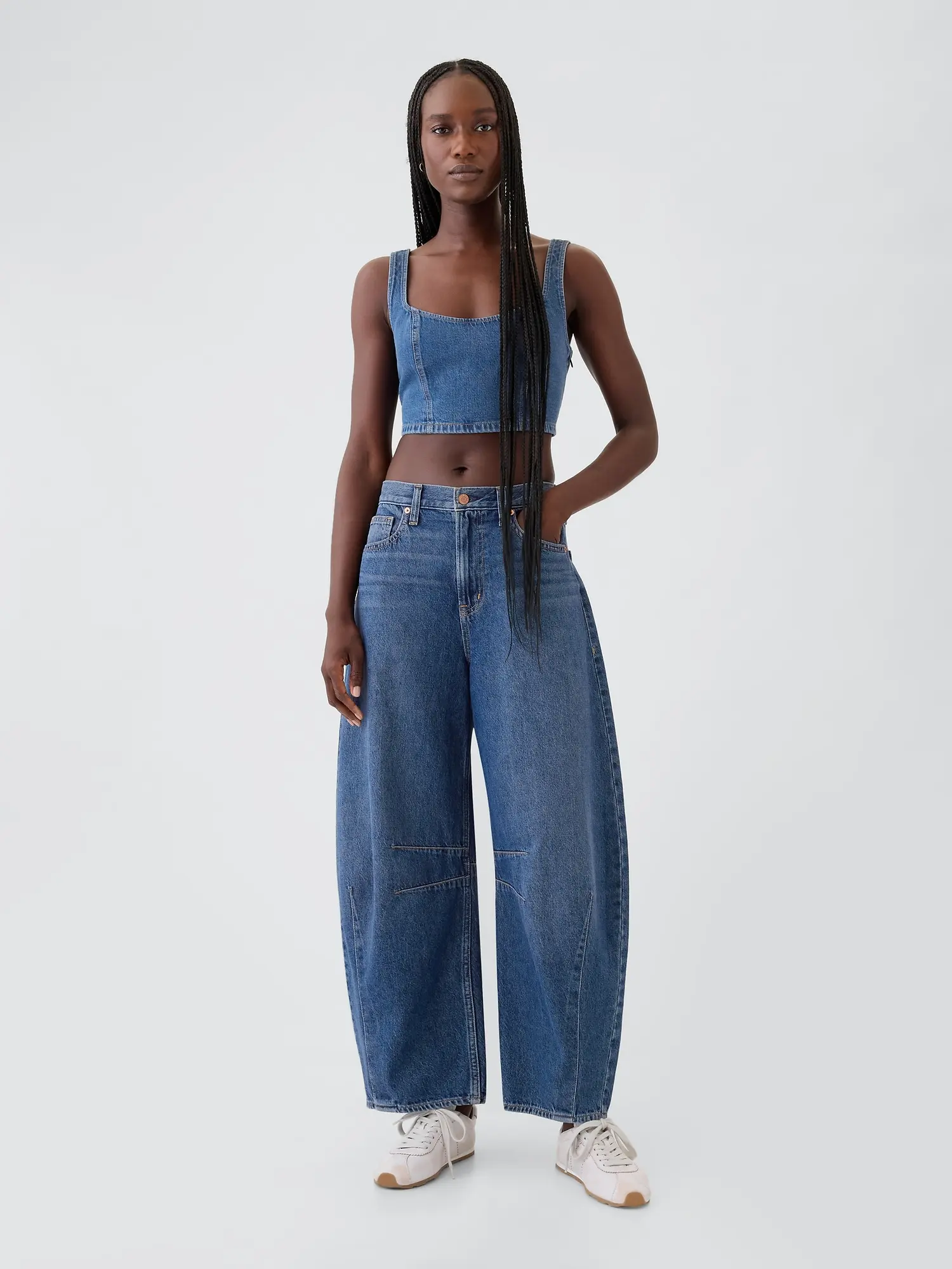 Gap Women's High Rise UltraSoft Horseshoe Jeans