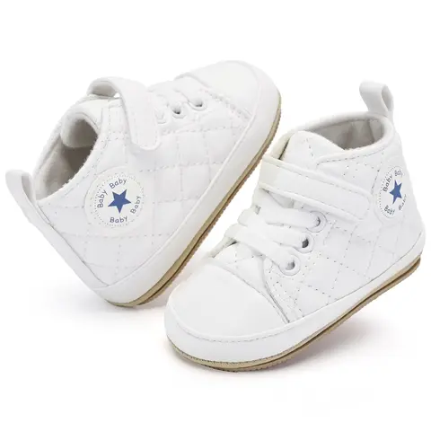 Unisex Baby First Walker Slip-On Sneakers - Infant Toddler Prewalker Casual Shoes, Lightweight, Comfy, Durable, Solid Colors, Sole Support for Steadier Steps, Baby Items (0-1.5 Years, 6-9/12-18 Months), 6 – 9 Months