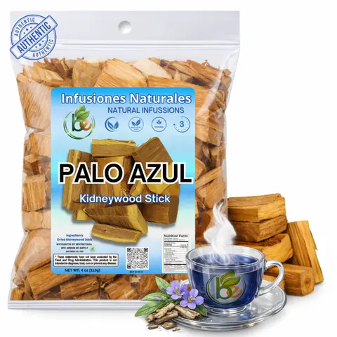 VIRAL Palo Azul 4oz (141.g) Herbal Tea | Kidneywood (Blue Stick) Te Herbal | Makes 40+ Cups | Wildcrafted Kidney Wood Tea | All Natural Tea, non-GMO. Kidney Cleanse Tea Healthy Kidney Tea