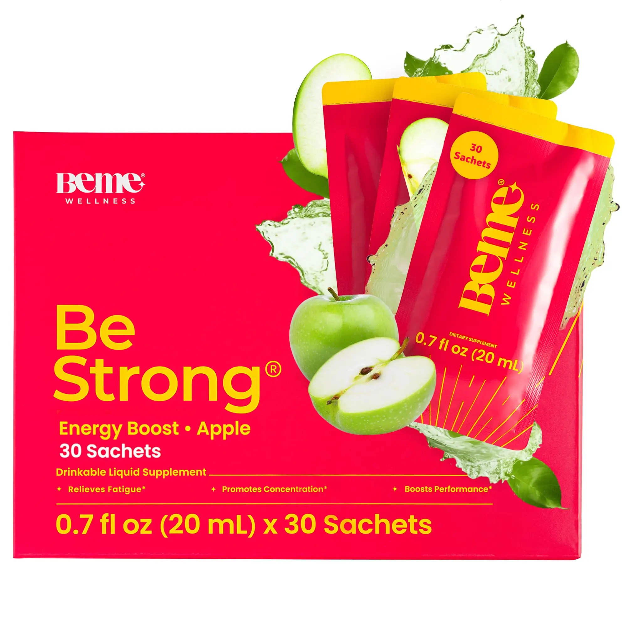 BeMe Vitamin B12 Liquid Shot, BeStrong - Vitamin B 12 Drinkable Liquid Supplemen...
