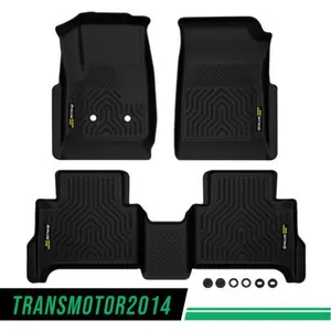 Fit For 15-22 Chevy Colorado Floor Mats/ GMC Canyon Crew Cab Full Set Liners TPE Upgraded Version