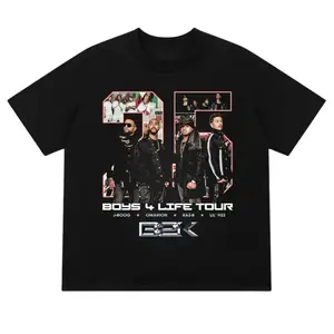 B2K Boys 4 Life Tour Shirt, B2K Concert T-Shirt, Fashion Cotton, Full Size, Full Color, Unisex Street Wear