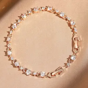 VVS Vault Leaf Bracelet - Rose Gold