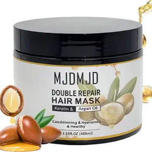 Keratin & Argan Oil Hair Repair Mask – Dual Action Deep Conditioning Treatment for Dry & Damaged Hair, Intensive Hydration & Nourishing Care, Restores Shine & Smooths Frizz