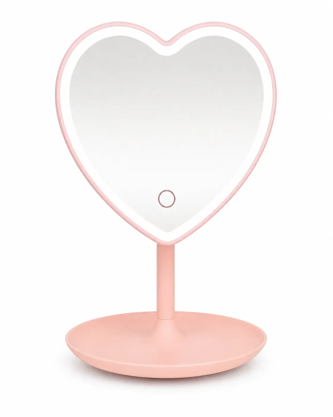 Heart Mirror, Home Decor Tabletop Mirror, Stylish Home Supplies Accessory