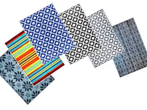 B-USA 2 PK 5 ft x 7 ft Outdoor plastic rug patio mat rv camper waterproof reversible picnic balcony