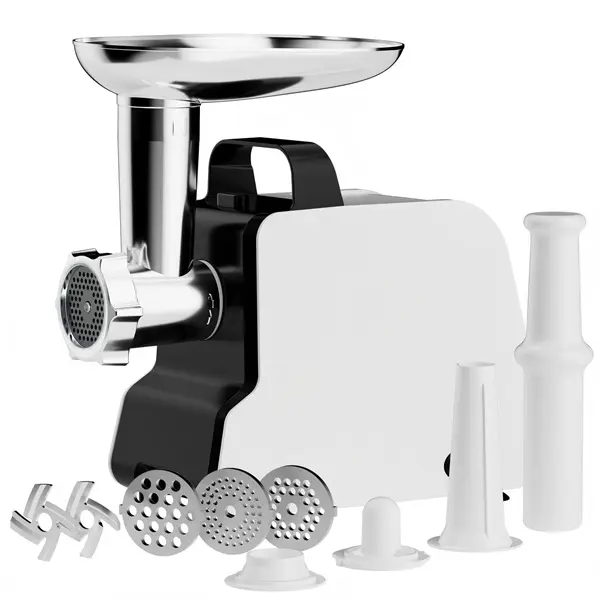 Altra Electric Meat Grinder, 2300W Max, Heavy Duty Sausage Stuffer with 2 Blades, 3 Grinding Plates, Sausage Tube & Kubbe Kit, Home Kitchen Meat Mincer with Handle