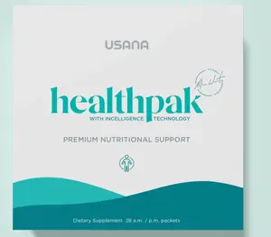USANA HealthPak with InCelligence Technology & Essential Nutrients - 56 AM/PM Packets - 28 Day Supply for Total Body Health Support