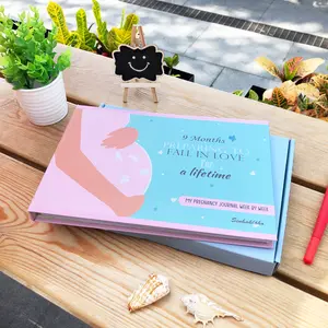 Sinhaklóho Pregnancy Journal & Diary: 9 Months Preparing to Fall in Love for A Lifetime | Luxury Memory Book & Photo Album in Elegant Gift Box | Includes 8 Sheets of Exquisite Stickers