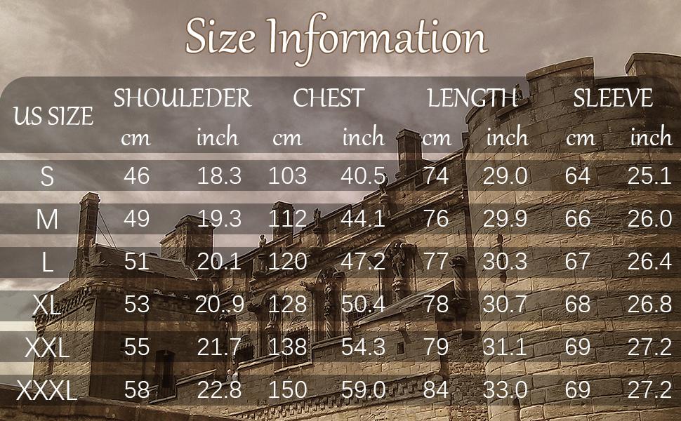 JEMITOP Men's Retro Lace-Up Shirt, 100% Cotton Renaissance Pirate Costume for Year-Round Cosplay & Halloween, Full Length, Watch Party, Costume Ideas, Character Costume Tops