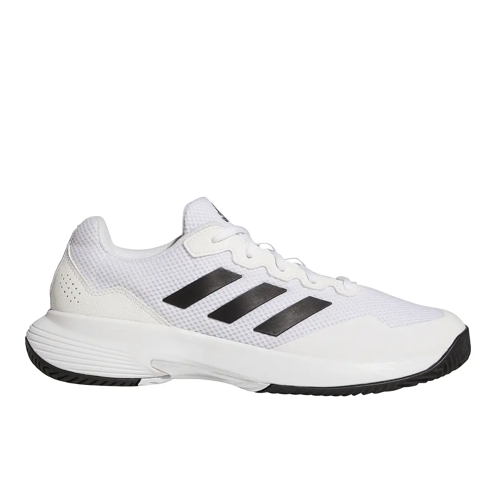 adidas Mens Gamecourt 2.0 Tennis Sneakers Shoes - White