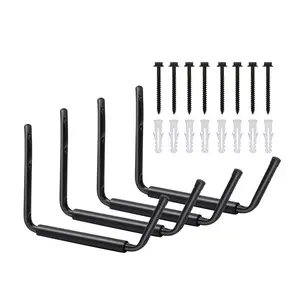 LUGO Heavy Duty Steel Wall Hooks 4pc