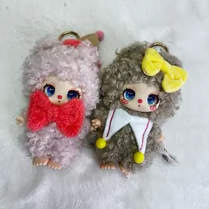 Liila's Lucky Cat Duo - Adorable Soft Curly Fluffy Cat Duo