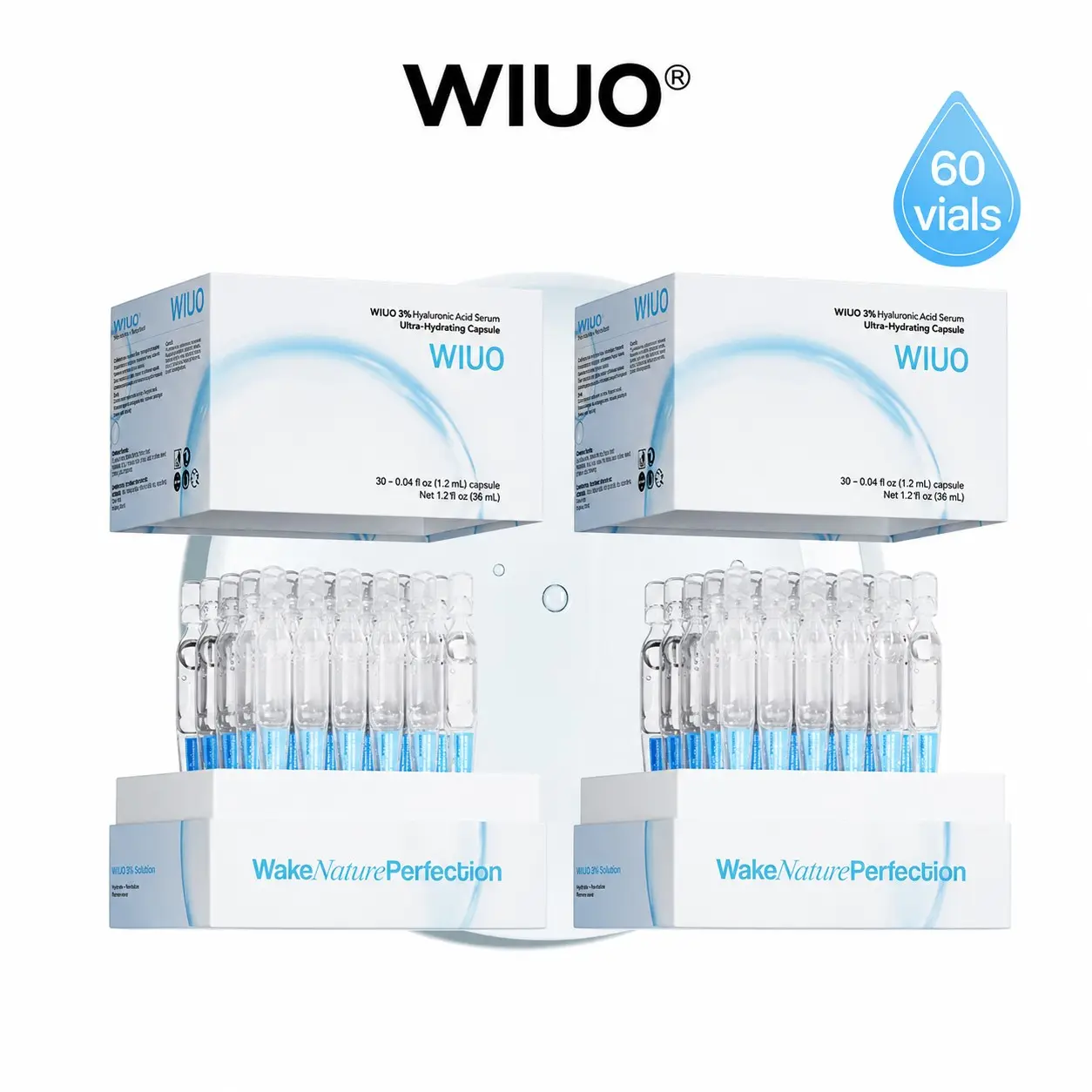 2-PACK | Hyaluronic Acid Serum | 3% 4D Hyaluronic Acid | Deep nourishment | Hydration and long-lasting moisture | Boosts skin brightness | Smooths fine lines | Glass-skin glow | Great for all skin types summerwins