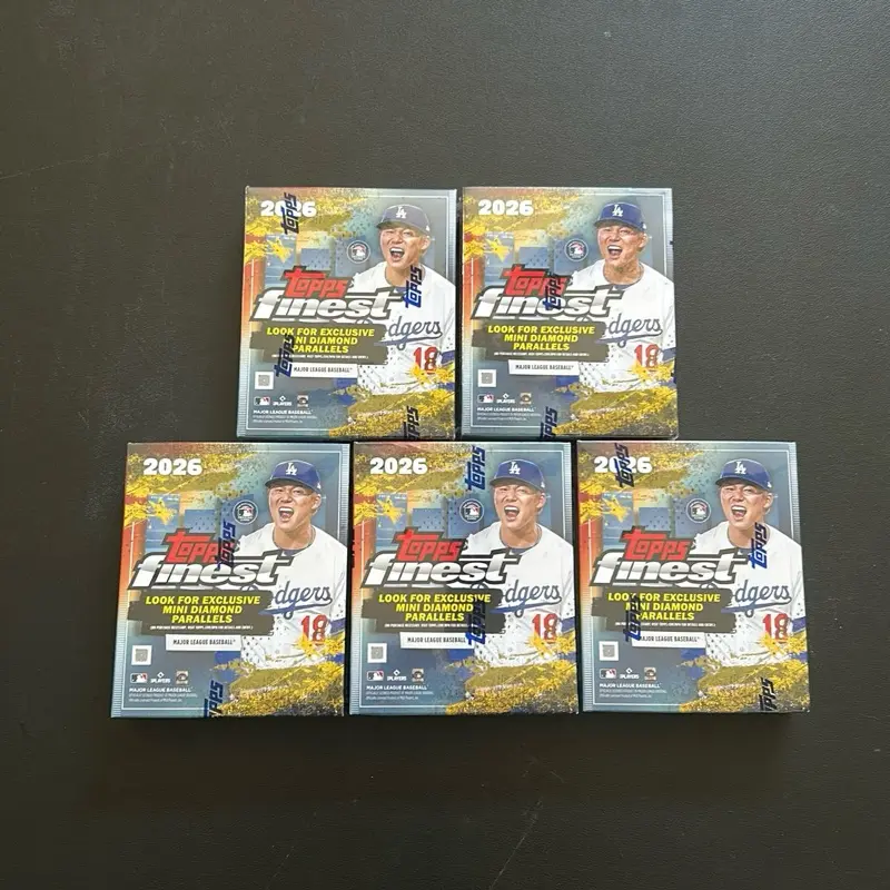 PYT #632: (5) 2025 TOPPS FINEST BASEBALL MEGA BREAK (LOOSE MEGAS) *CHECKLIST IN DESCRIPTION*