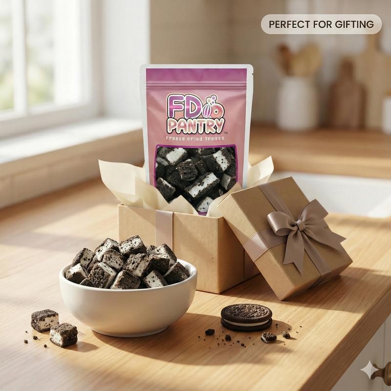 FD Pantry Freeze-Dried Ice Cream Crunch Bites – Strawberry Shortcake, Cookie Crunch & Chocolate Eclair Flavor (2 oz |  Snack Treat