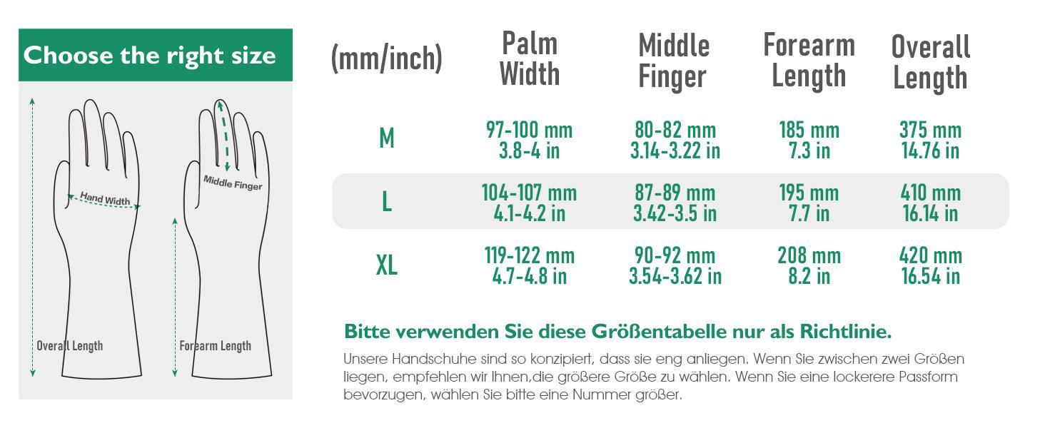 COOLJOB Thorn Proof Rose Pruning Garden Gloves, Longer Sleeve, Puncture Resistant (Green)