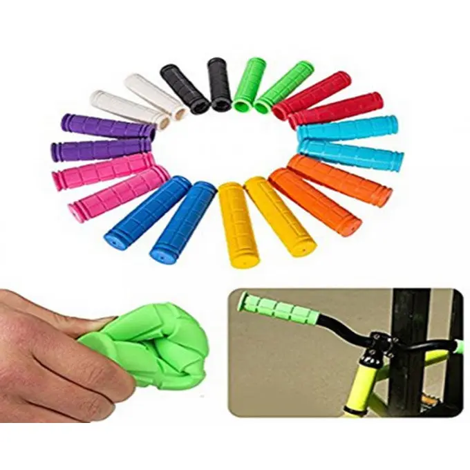 BICYCLE HANDLE GRIP/RUBBER IN 10 COLORS