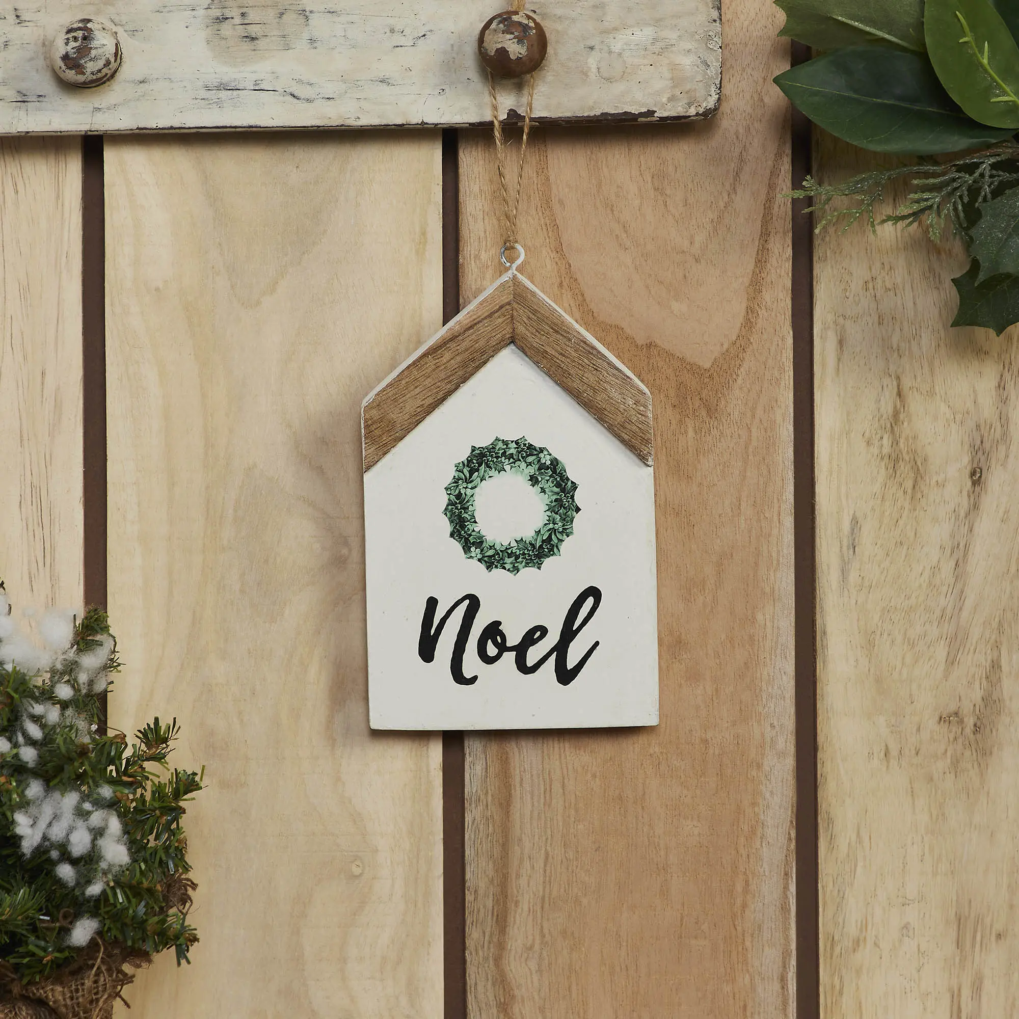 Noel Wreath Hanging Ornament