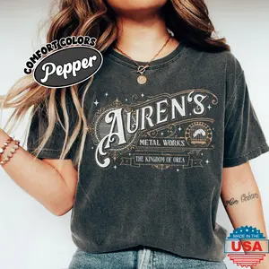 [Sale off up to 50%] Plated Prisoner Comfort Colors Shirt for Book Lovers, Auren?s Metal Works Merch, Unique Fantasy Orea T Shirt, Gift For Book Lover, Graphic Streetwear T-shirt