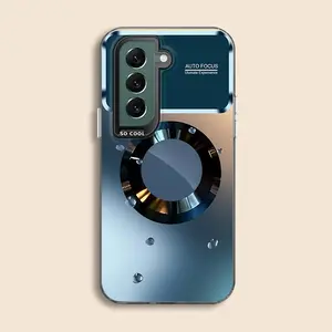 Suitable for [Galaxy S22+ 5g] New high-end water drop magnetic IMD mobile phone case New business simple soft silicone mobile phone case with magnetic function Affordable price Anti-drop and anti-fingerprint 995