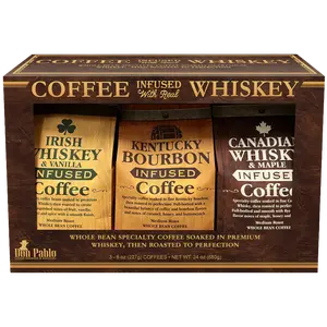 Don Pablo Whiskey Infused Coffee Gift Set