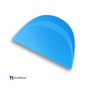RockRose Blue Half Moon Smart Card Car Tinting Squeegee for Car Vinyl Wrapping