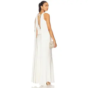 Runaway The Label Gabriella Maxi Dress in Ivory