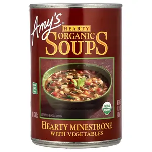 Amy's Organic Hearty Soups, Minestrone with Vegetables, 14.1 oz (400 g)
