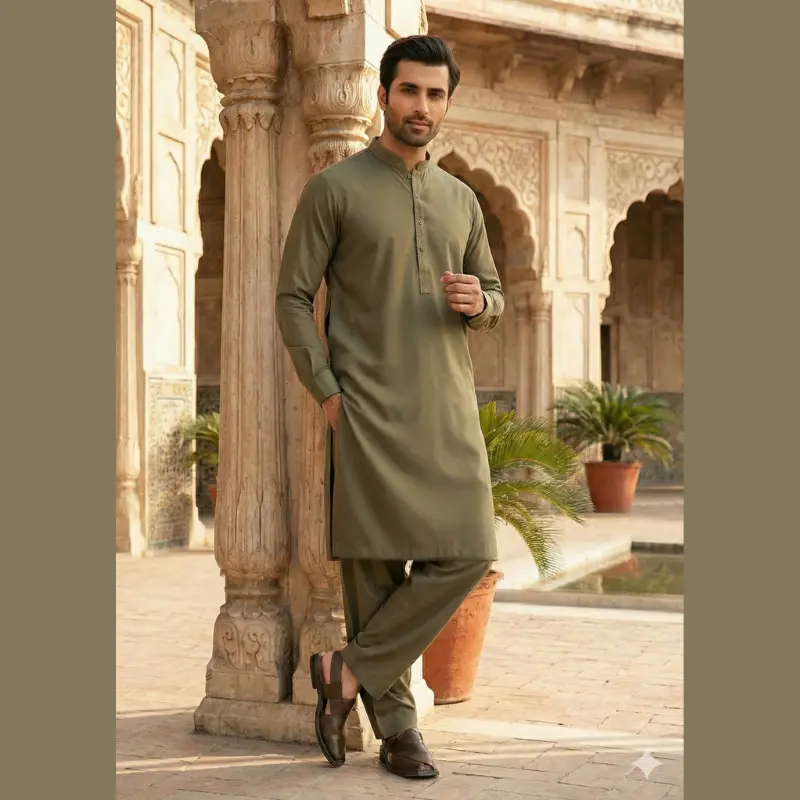 Allys Men Shalwar Kameez, Kurta Pajama, Pakistani men suits. Men wear,