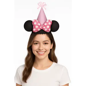 Deluxe Minnie Mouse Cone Party Hat