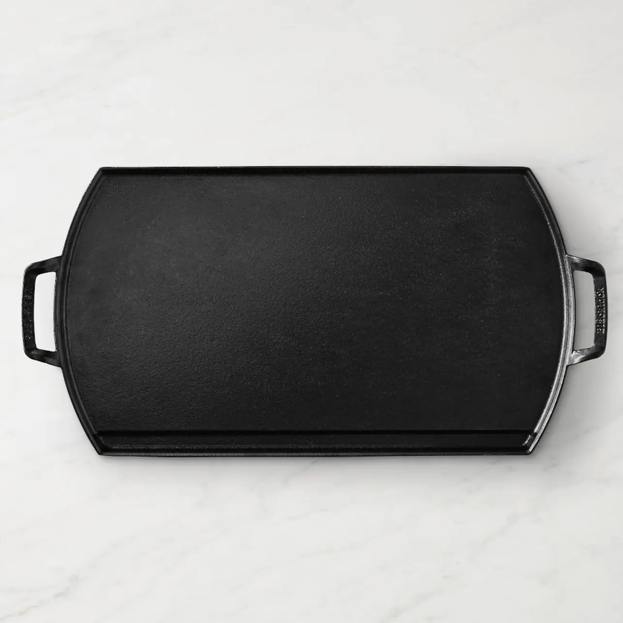 Lodge Blacklock Triple-Seasoned Cast Iron Double Burner Griddle, Durable Kitchen Cookware for Stovetop Cooking