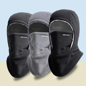 Winter windproof masks and caps, including neck warmth and ear protection, thickened cycling, running, skiing and fishing caps, Sports Hat, Sports Outdoor Hats