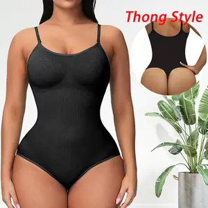 Women's Shapewear Bodysuit Tummy Control Body Shaper Seamless Thong Sleeveless Women Body Shaper Sculpting Snatched Waist Body Suit