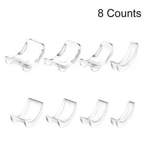 8-Pack Invisible Ring Sizer Adjuster for Loose Rings, Adjustable Ring Size Tool, Easy Fit Jewelry Accessory, Perfect for All Sizes