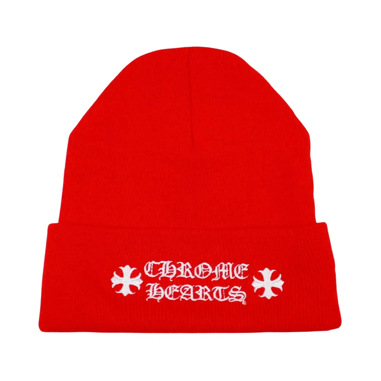 CHROME HEARTS BEANIE 'LOGO RED'