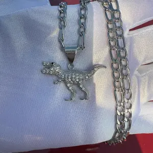 Dino Bling Necklace - Fashion Accessory for Women