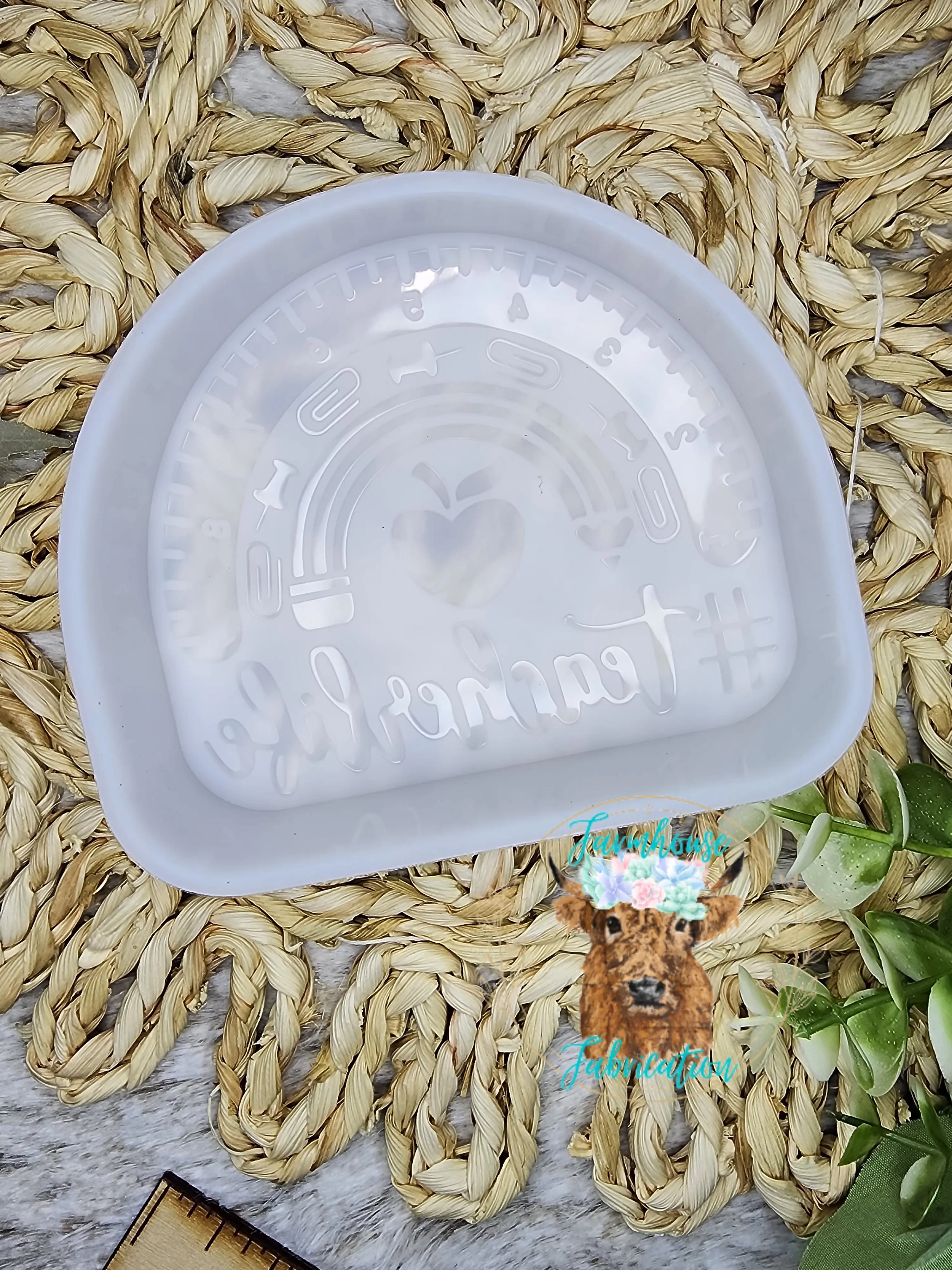 Teacher Rainbow Freshie Mold
