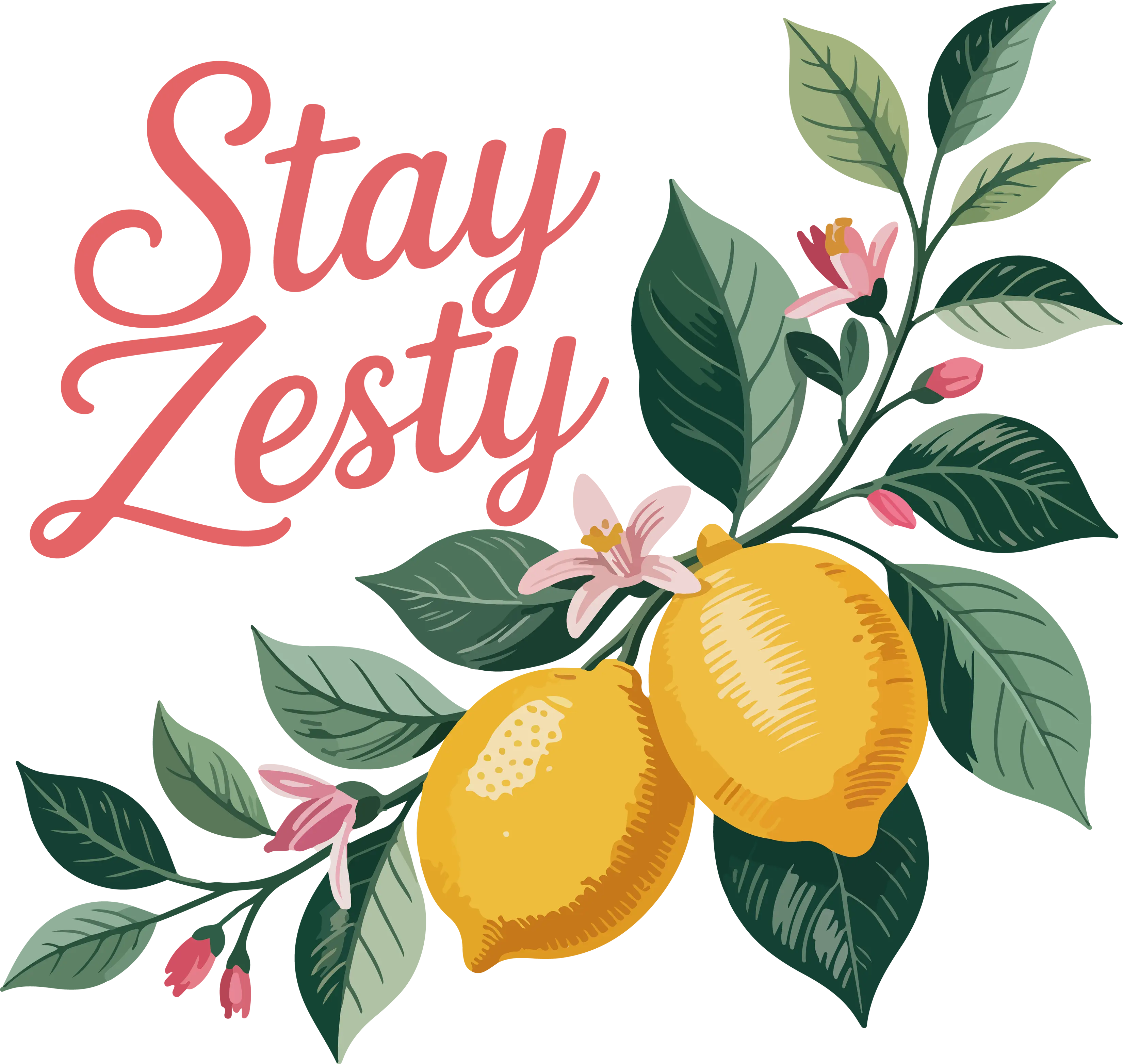 DTF Transfer – IX Stay Zesty Multi Sizes