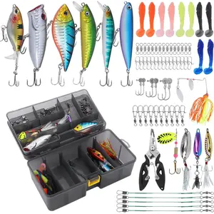 Tackle Box with Fishing Gifts for Trout Fishing Lures & Freshwater Fishing Gear and Equipment