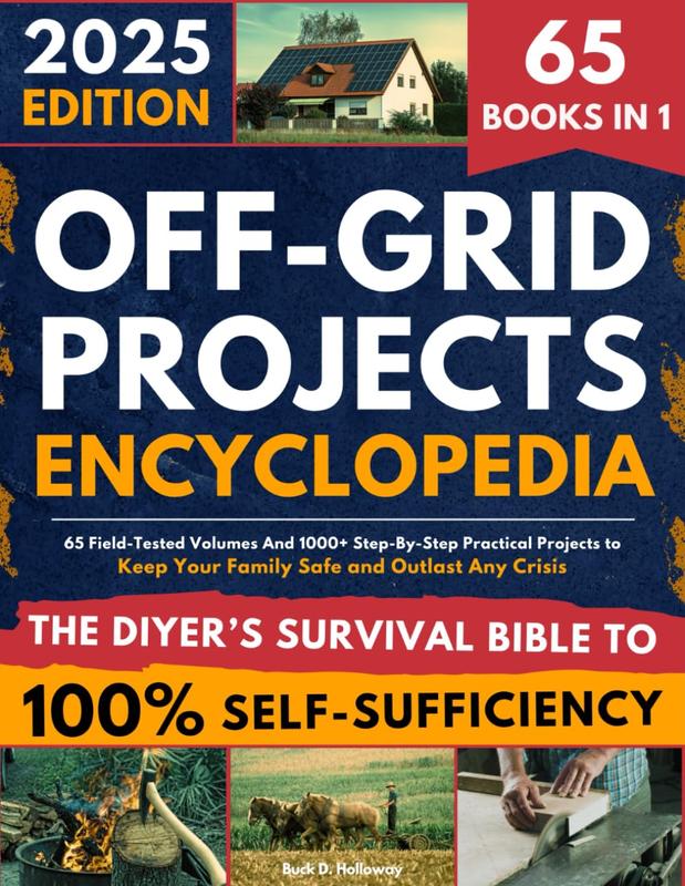 Off-Grid Projects Encyclopedia • The DIYer’s Survival Bible To 100% Self-Sufficiency: 65 Field-Tested Volumes And 1000+ Practical Projects