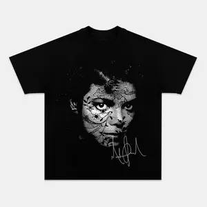 Michael Jackson Legendary Singer NEW Cotton T-shirt, Signature Y2K Unisex Hip Hop Streetwear Tee, King Of Pop Shirt For Fan