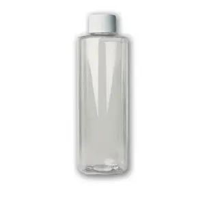 Clear Plastic Bottle with Cap
