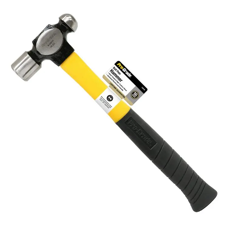 212 MAIN 16 oz Pro-Grade Ball Peen Hammer, Model 15616, Fiberglass Handle, High-Quality Dependability for Home Needs