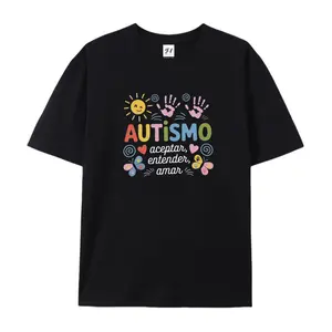 Autismo Aceptar, Entender, Amar Spanish Autism Awareness Graphic T-Shirt | Colorful Acceptance & Love Tee for Men & Women