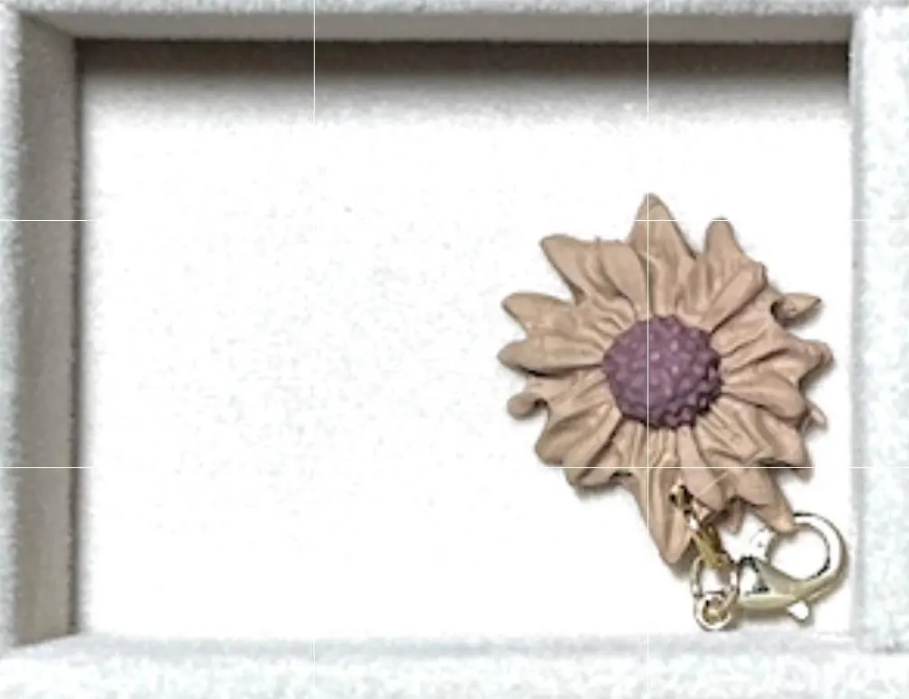 Sunflower charm for charm necklaces