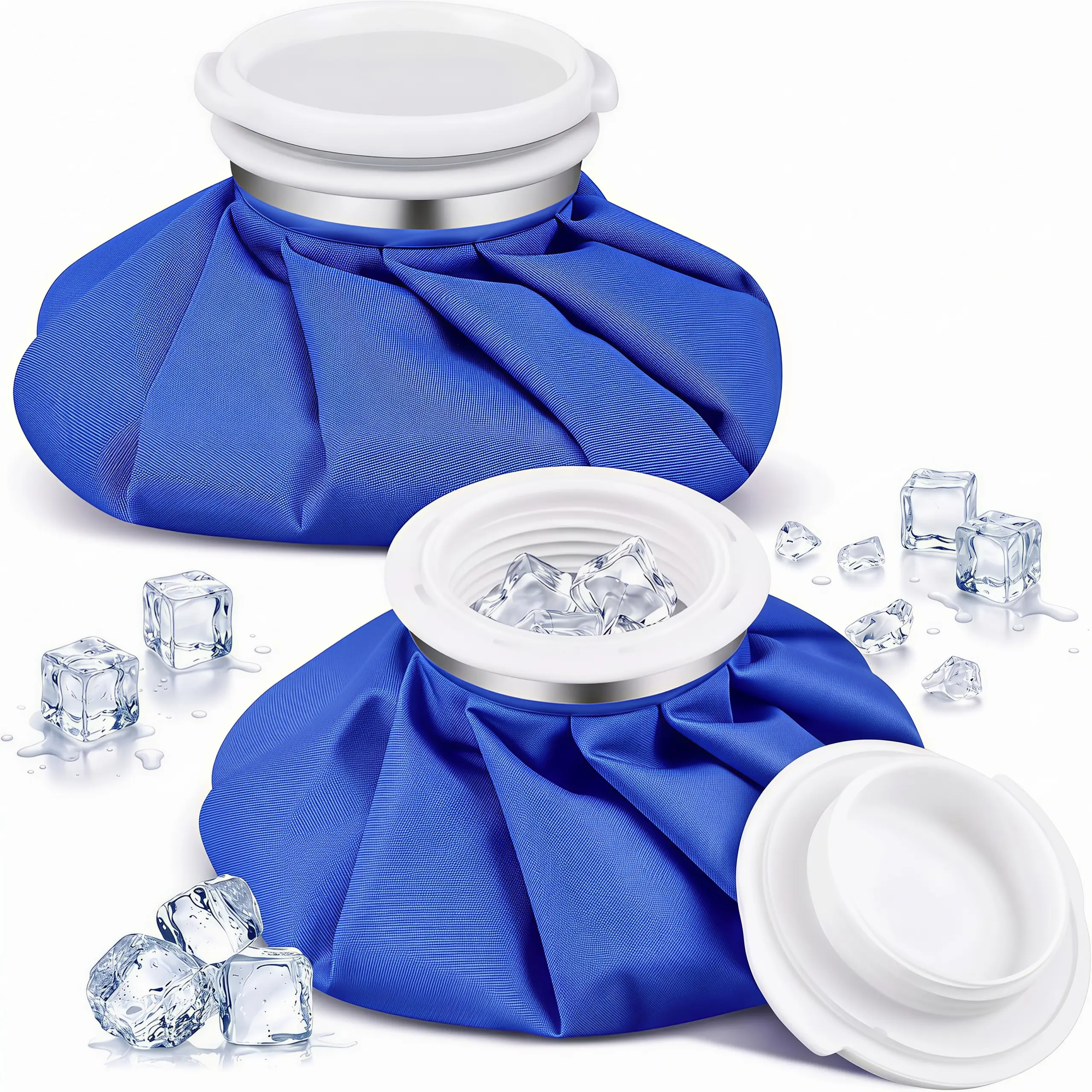 LMMAKE 1PC Upgraded Reusable Ice Pack - Lightweight, Compact Ice Compress for Injuries & Back, Dual-Use Hot & Cold Thermal Therapy Bag, Portable, Versatile Classic Traditional Design