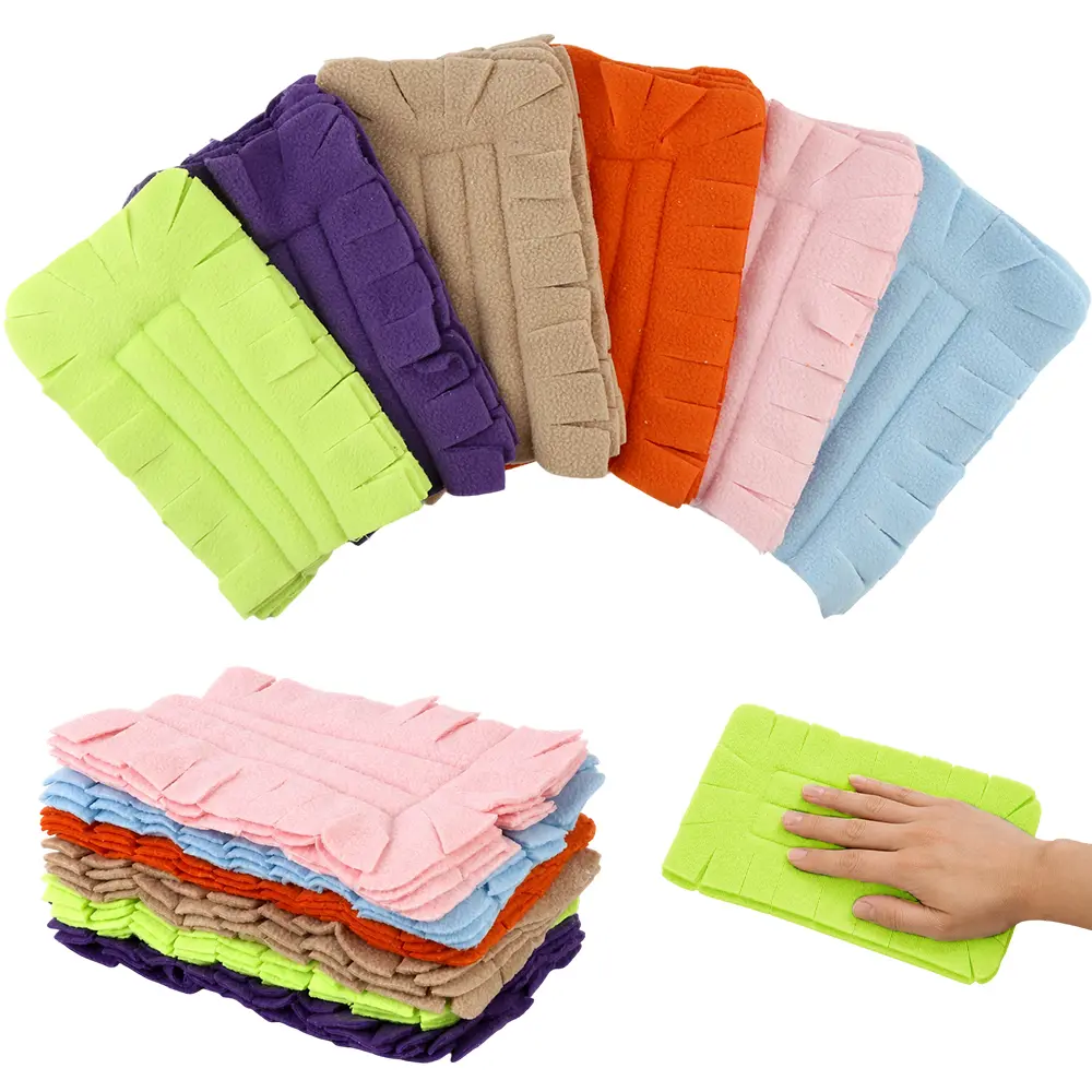 12 Pack Microfiber Reusable Duster Refills for Swiffer Duster, Washable Fleece Pads, 360° Multi-surface Dusters, Heavy Duty Duster Refills, Wet & Dry Use