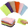 12 Pack Colorful Microfiber Swiffer Duster Refills (Household 12 Pack A - Without Handle) - Removable Washable Fleece Pads, 360° Multi-Surface Cleaning, Absorbs Fine Dust, Traps Hair & Dust, Heavy-Duty Wet-Dry Use for Cleaning Blinds, Furniture